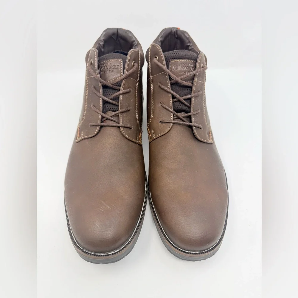 Nunn Bush - All Manmade - Size 11 Men's Brown Ankle Boots